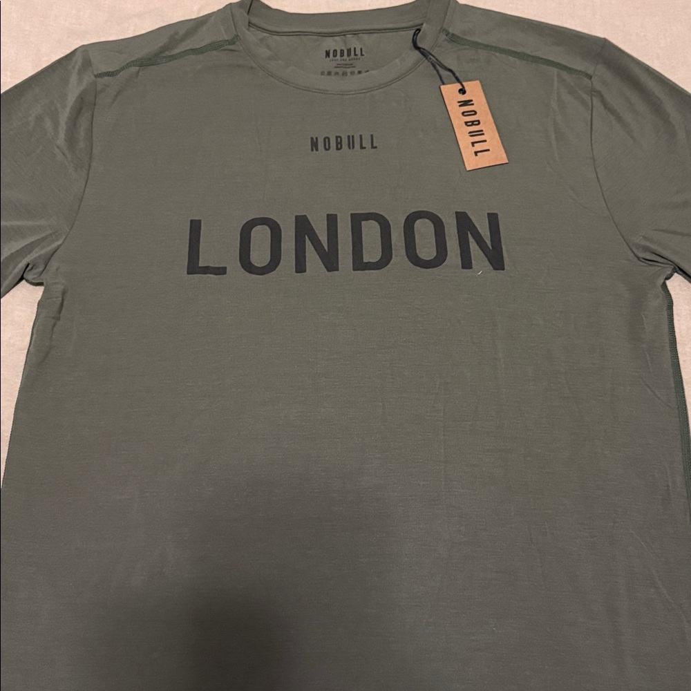 NOBULL Olive Green Men's Shirt